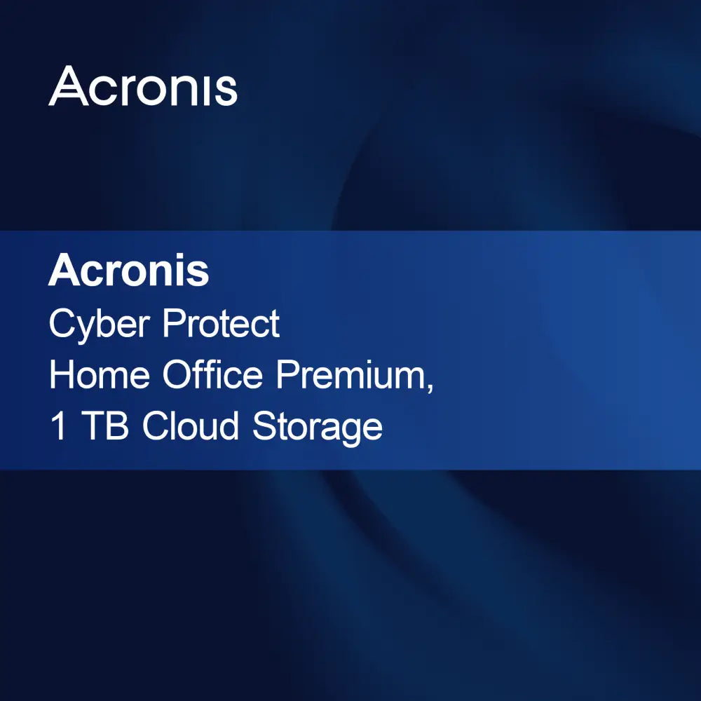 Acronis Cyber Protect Home Office Premium, 1 TB Cloud Storage