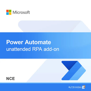 Power Automate unattended RPA add-on (NCE)