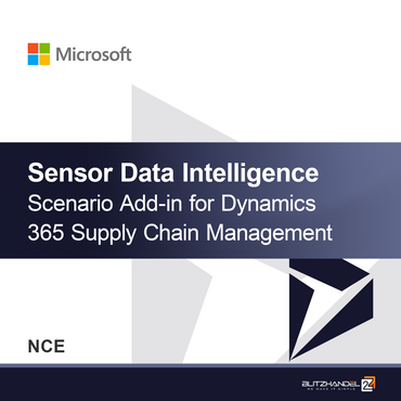 Sensor Data Intelligence Scenario Add-in for Dynamics 365 Supply Chain Management (NCE)